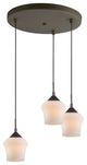 Belmont Mini-Pendant, Bronze, 3-Light