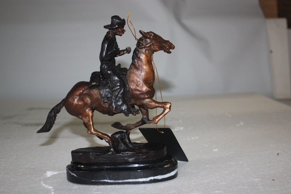Trooper of the Plains Bronze Statue By Remington