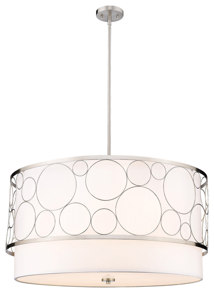 Zlite 197-32BN 5-Light Pendant, White