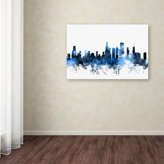 "Chicago, Illinois Skyline II" Canvas Art by Michael Tompsett