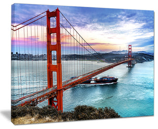 "Golden Gate in San Francisco" Canvas Wall Artwork, 40"x30"