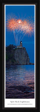 Split Rock Lighthouse Panoramic Poster, 100th Panoramic Poster , Select Frame