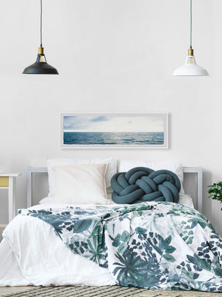 "Dive Into the Ocean" Framed Painting Print, 30x10