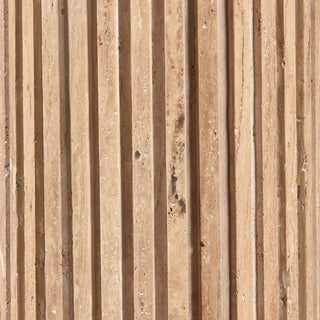 Genoa Marble End / Side Table, Beige