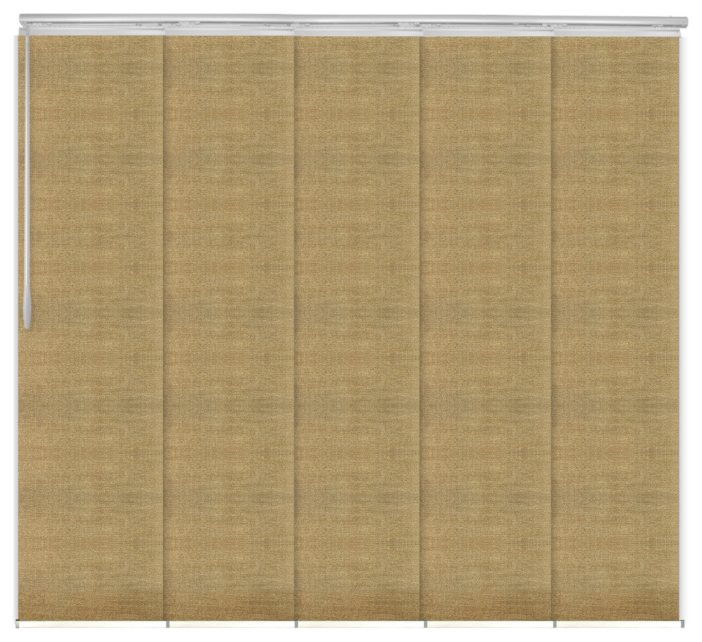 Daffodil 5-Panel Track Extendable Vertical Blinds 58-110"W