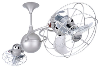Italo Ventania Rotational Ceiling Fan, Polished Brass