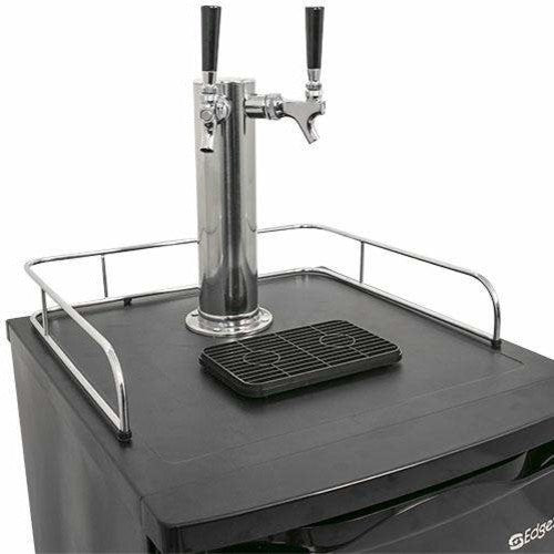 EdgeStar KC2000TWIN 20"W Dual Tap Kegerator for Full Size Kegs - Stainless