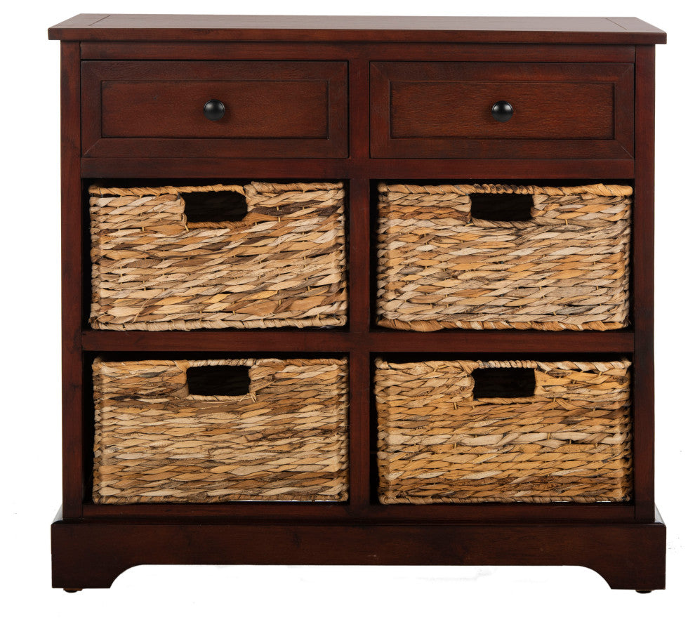 Safavieh Herman Storage Unit, Dark Cherry