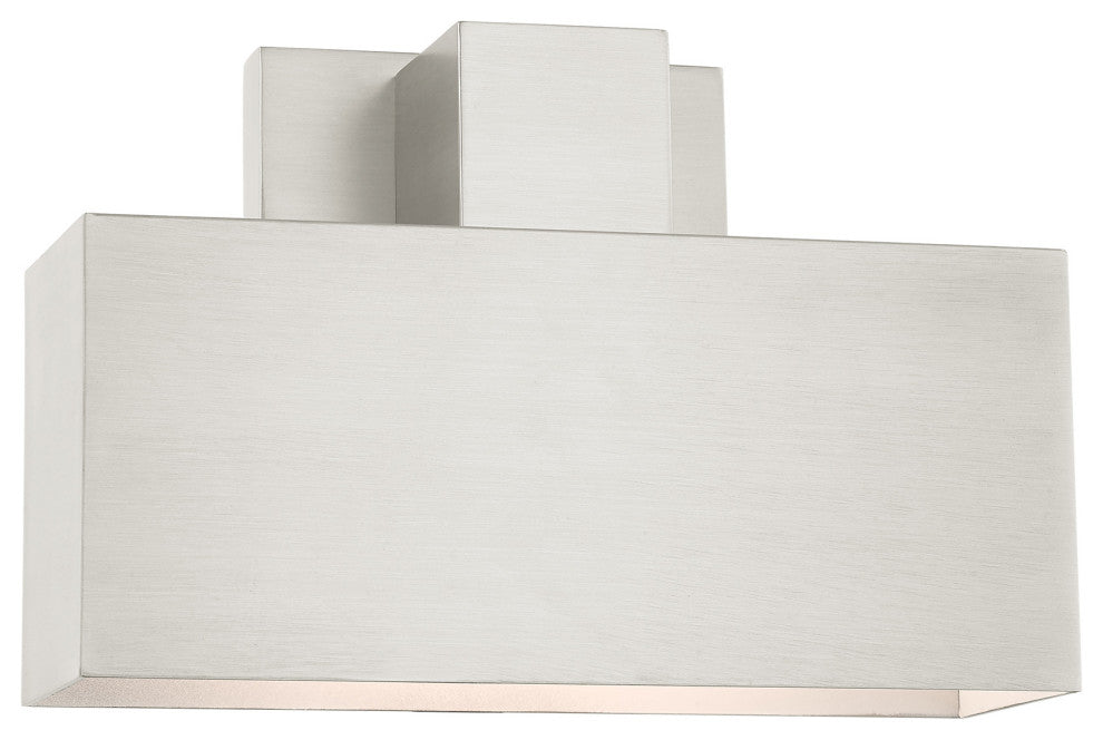 Brushed Nickel Contemporary, Refined Outdoor Wall Sconce