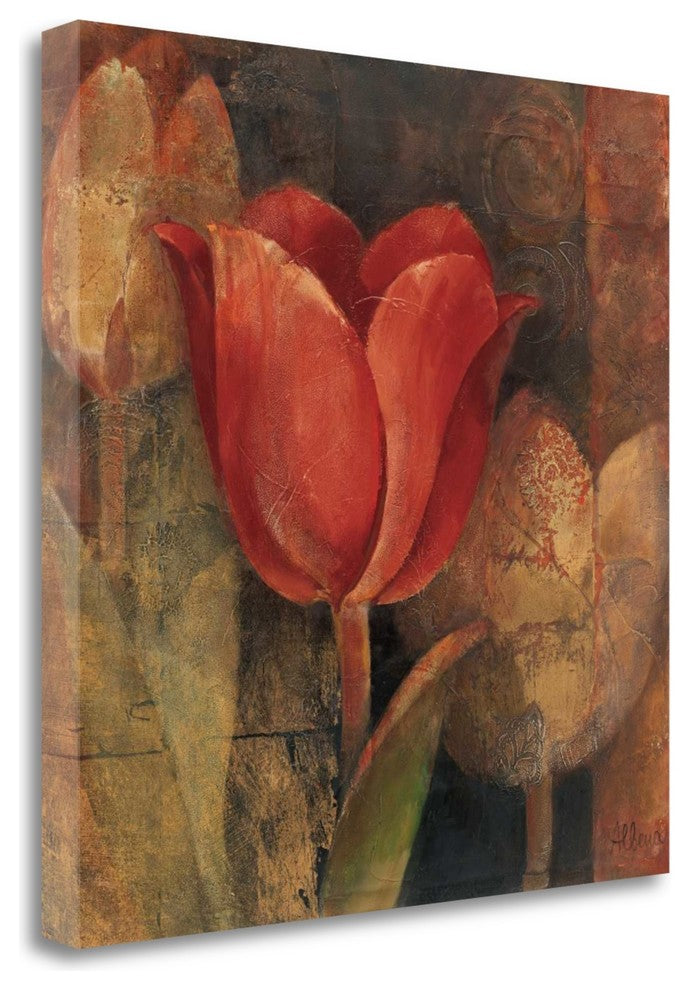 "Tulip Reflection" By Albena Hristova, Giclee Print on Gallery Wrap Canvas