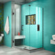 DreamLine Unidoor Plus Hinged Shower Enclosure Oil Rubbed Bronze, 38"x30.38"x72"