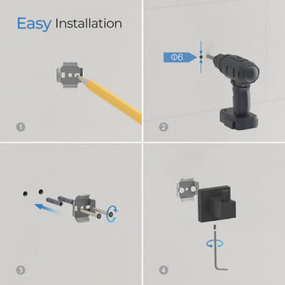 Cube Bathroom Robe Hook KBA1501, Matte Black