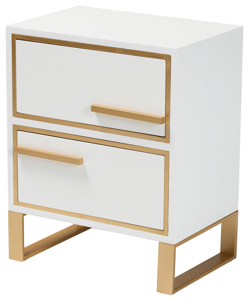 Aimee 2-Drawer Nightstand