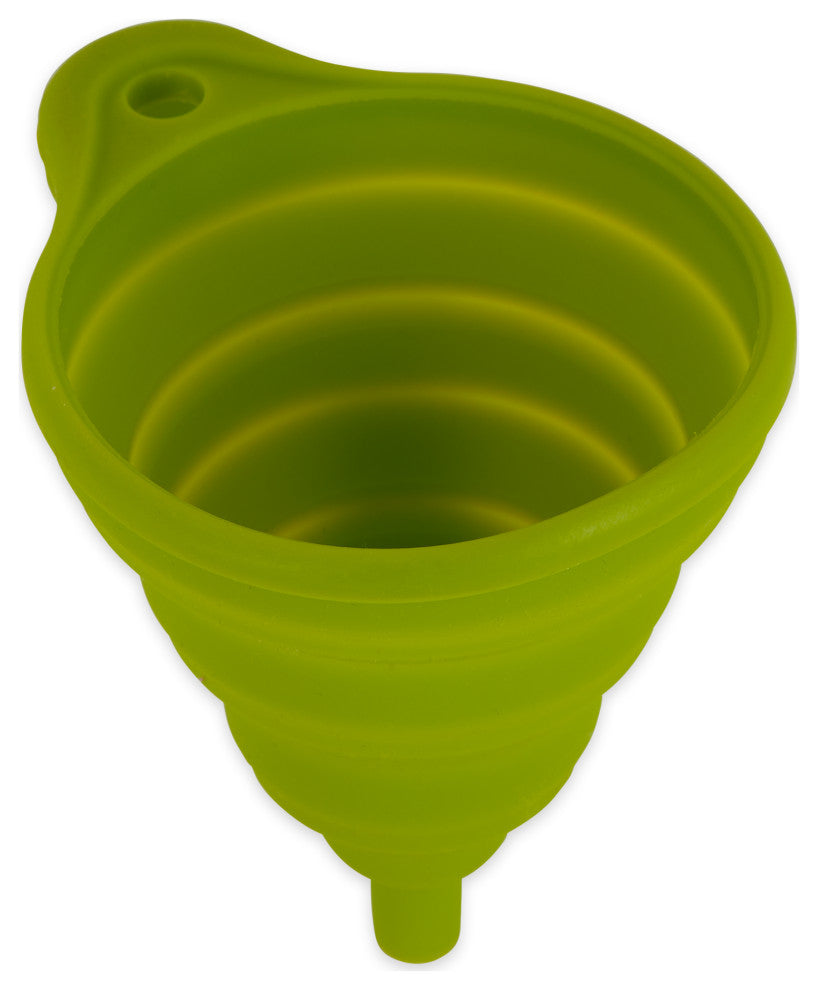Silicone Funnel - Collapsible - Green