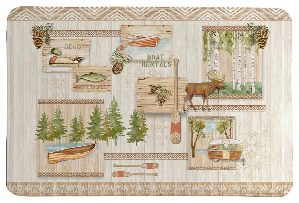 Laural Home Lakewood Memory Foam Rug