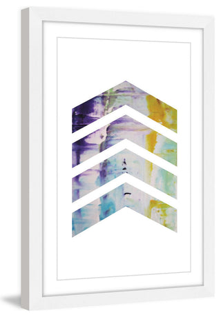 "Arrow Up" Framed Painting Print