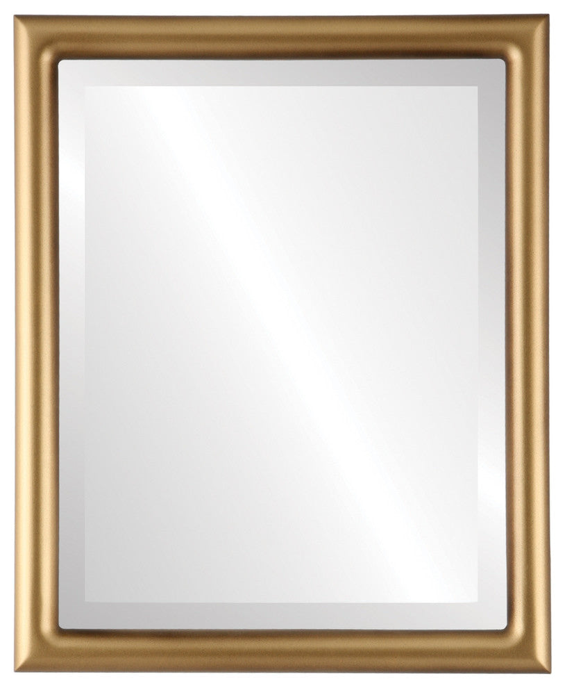 Pasadena Framed Rectangle Mirror, Desert Gold, 21"x25"