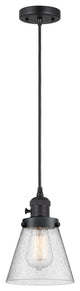 INNOVATIONS 201CSW-BK-G64 1-Light Mini Pendant Matte Black