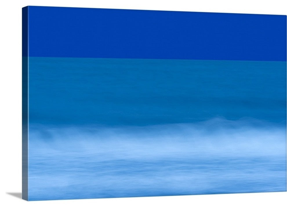 "Blue Marine Atmosphere" Wrapped Canvas Art Print, 48"x32"x1.5"