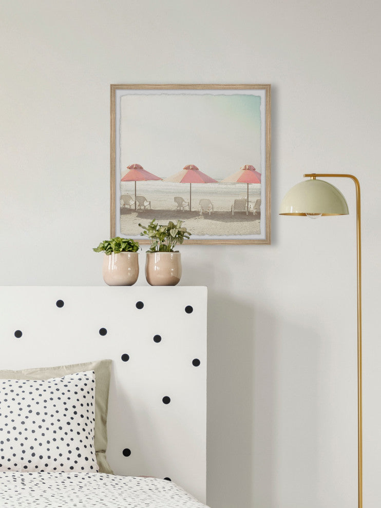 "Vacation Mode Activated" Framed Painting Print, 24x24