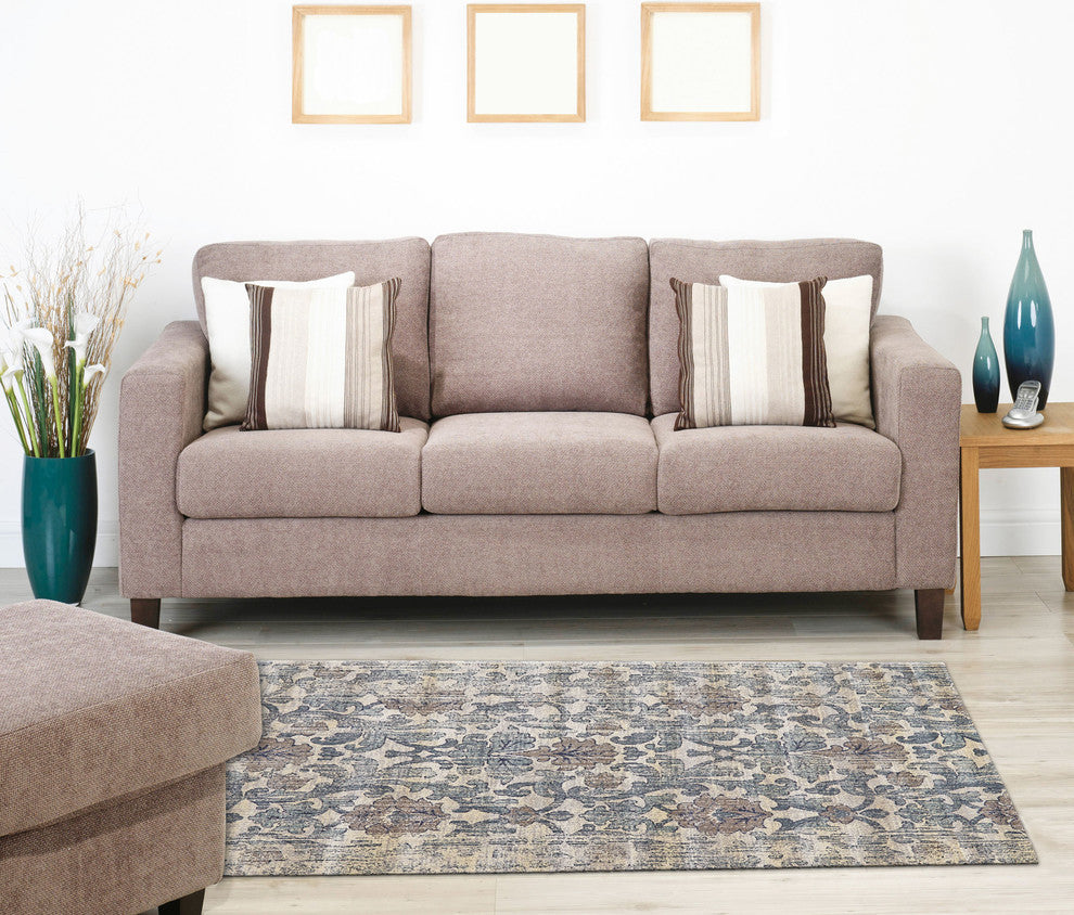 Weave & Wander Margaux Rug, Driftwood, 3'2"x5'4"