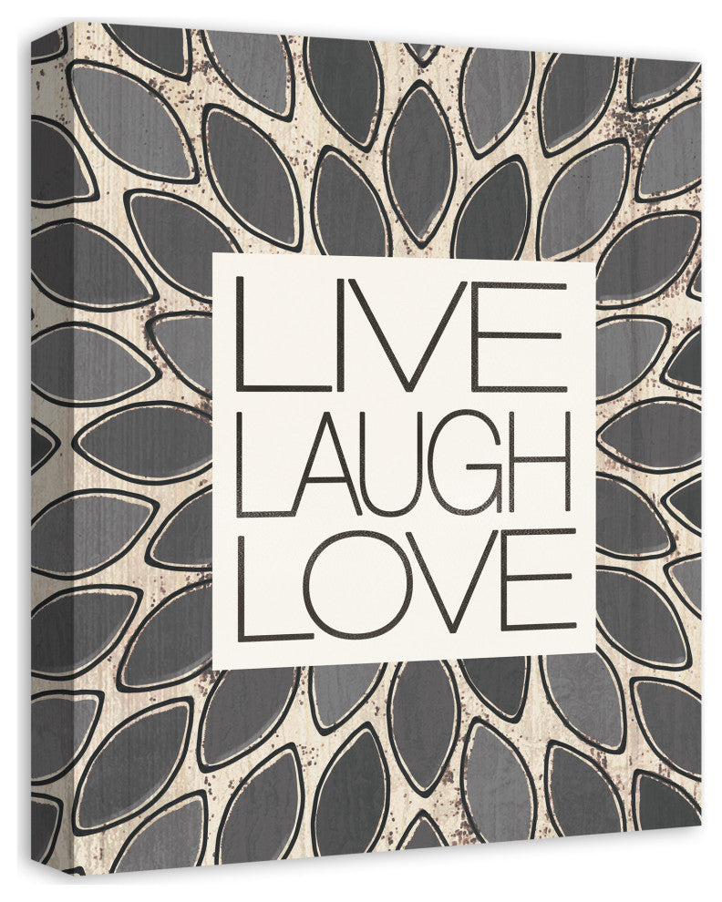 Live Gray Feathers 16x20 Canvas Wall Art