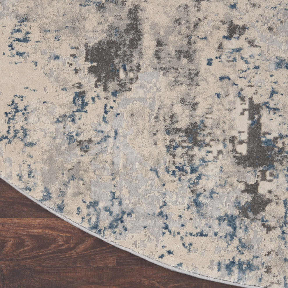 Nourison Home 7'10"xRound Rustic Textures Area Rug