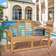 Teak Wood Marlborough Outdoor Bench, 5'