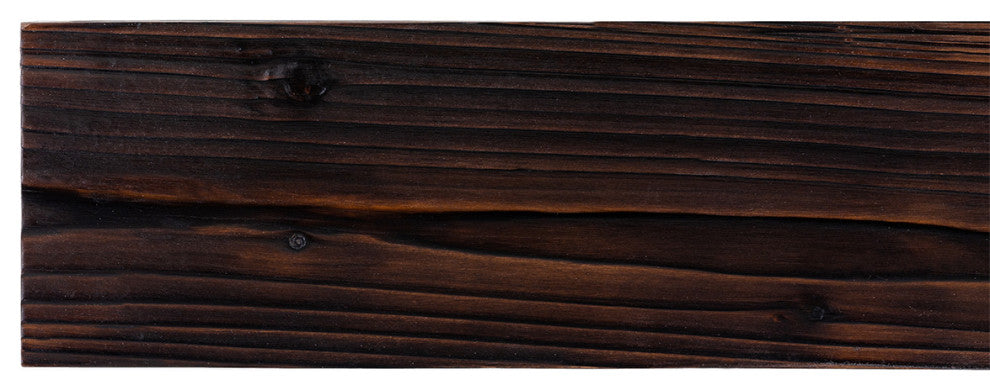 Weathered Beam Mantel, Burnt Almond, 48"
