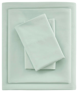 Sleep Philosophy Smart Cool Microfiber Sheet Set, Aqua