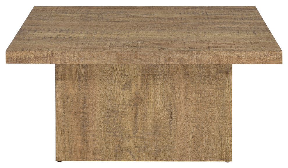 Devar Square Engineered Wood Coffee Table Mango Brown