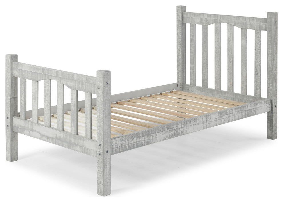 Mission Twin Bed, Gray