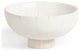 Turned Pedestal Bowl-Ivory