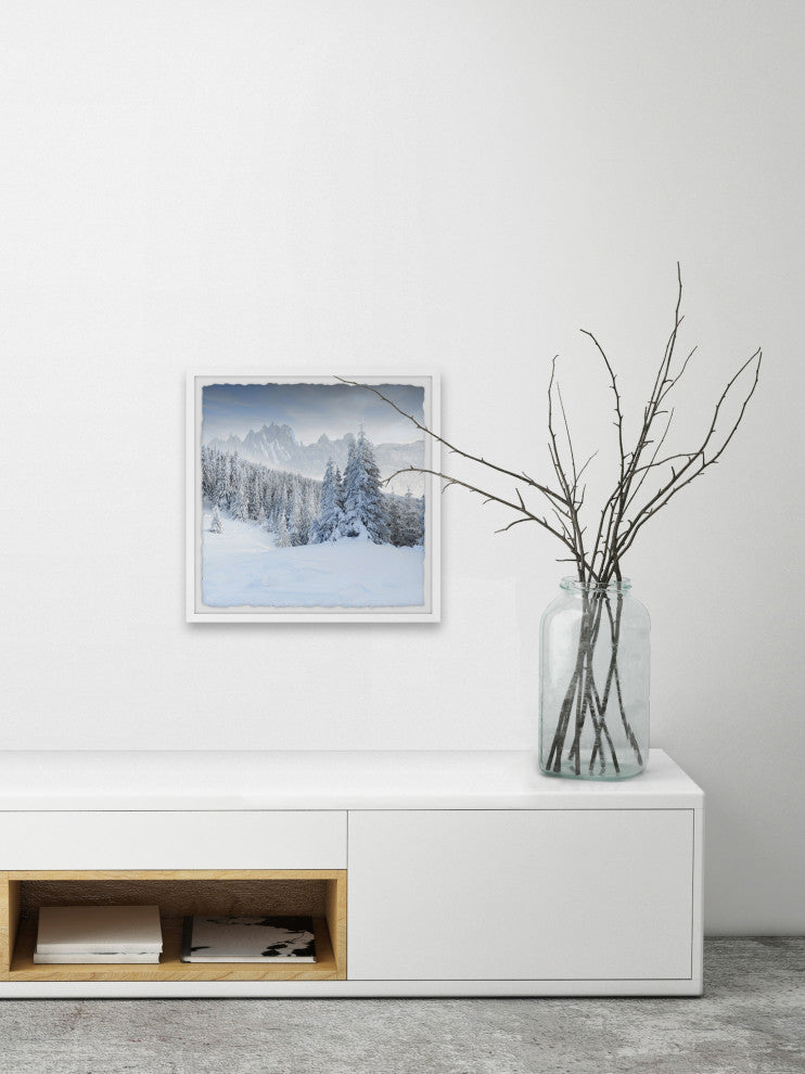 "Twilight Woods" Framed Painting Print, 18x18
