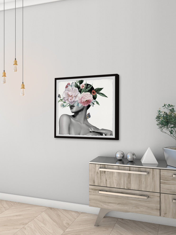 "A Visiting Soul" Framed Painting Print, 18x18