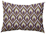 Feathers Accent Pillow, Larkspur, 14"x20"