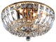 Artistry Lighting Vienne Collection Crystal Chandelier, Gold, 14"x10"