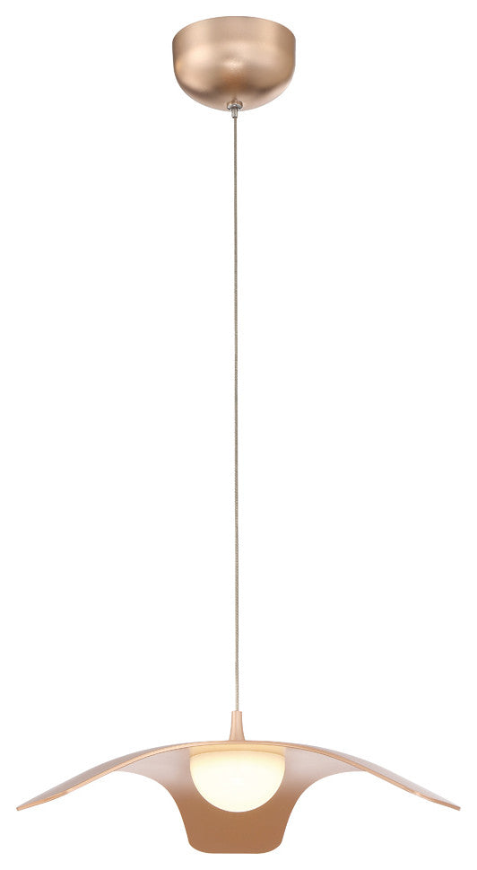 Eurofase 34113-011 LED Pendant, Randora Collection, Gold Finish