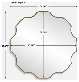 Uttermost - 09976 - Mirror - Gearing Up - Antiqued Golden Bronze