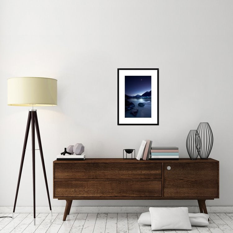 "Moonlight" Framed Digital Print by Yan Zhang, 22x30"