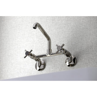 KS423PN Concord Two-Handle Wall-Mount Kitchen Faucet, Polished Nickel