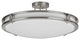 Carlisle 12" LED Semi-Flush Mount, Satin Nickel Finish