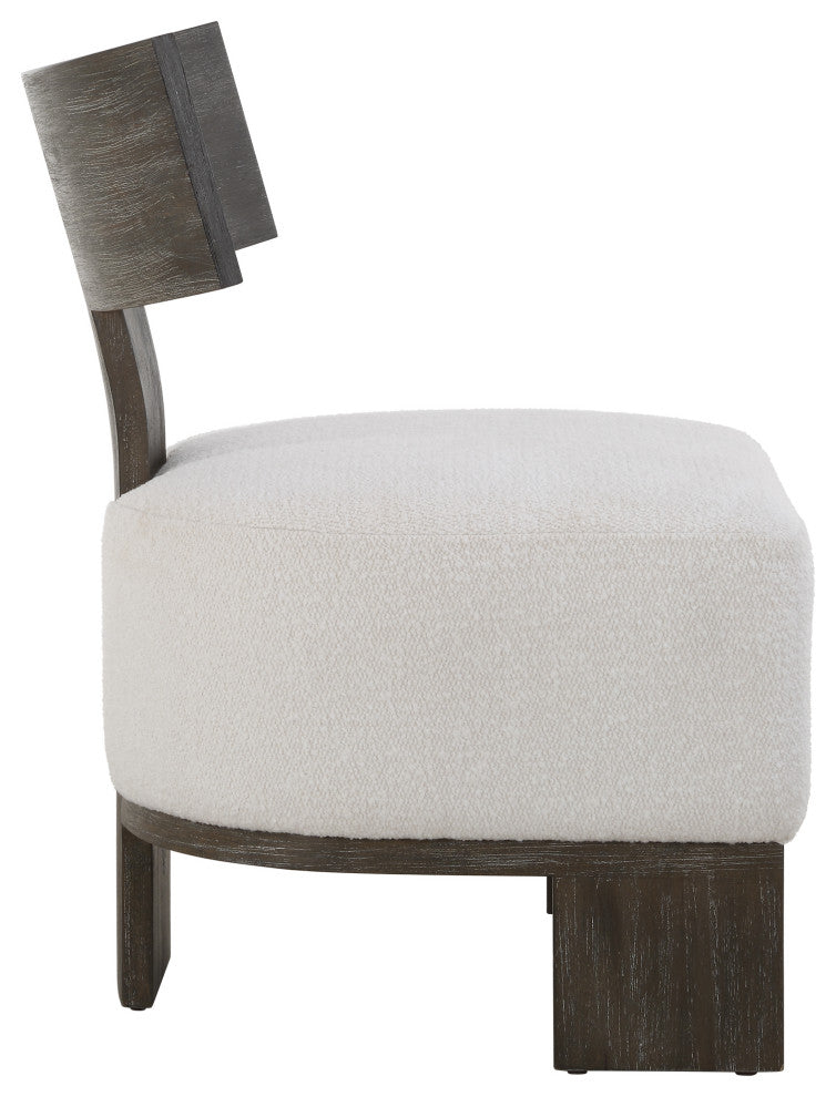 Uttermost - 23833 - Accent Chair - Finlay - Dark Walnut