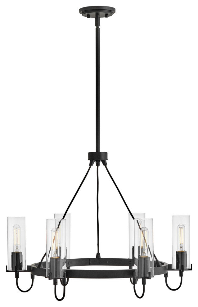 Ryden LED Chandelier, Black