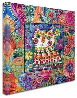 Oxana Ziaka 'Cat' Canvas Art, 24" x 24"