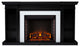 Harwich Electric Fireplace w/ Bookcase - Black