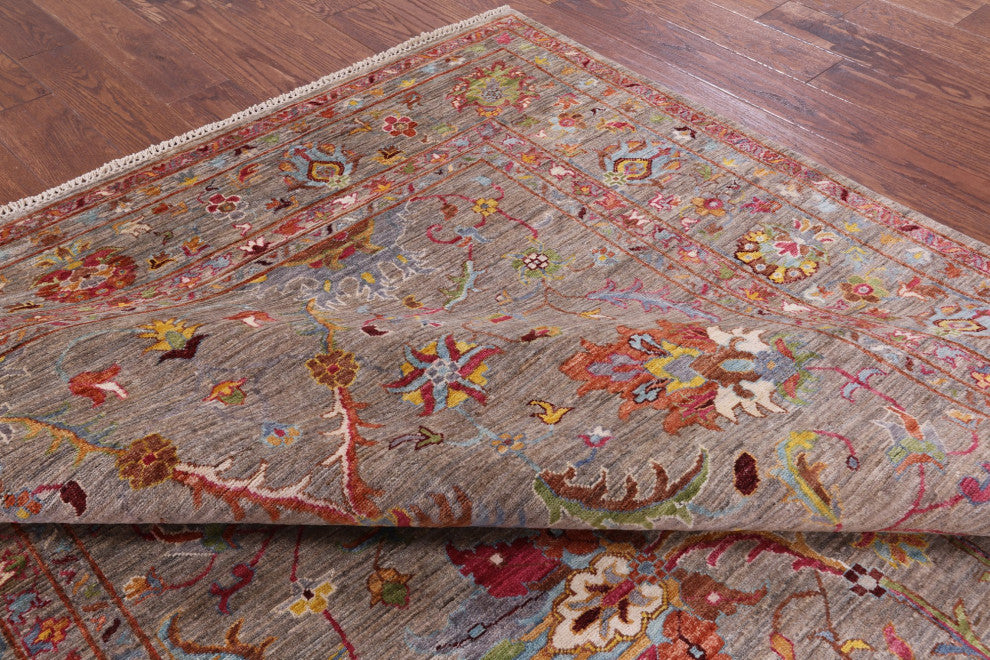 6' 9" X 10' 0" Persian Tabriz Hand-Knotted Wool Rug Q8331