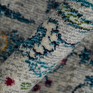 Montana Glaiza Area Rug, Ivory, 3'3" x 5', Botanical