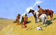 Frederic Remington The Smoke Signal Wall Decal