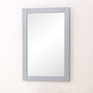 22"x32"  Wall Mirror, Medium Gray